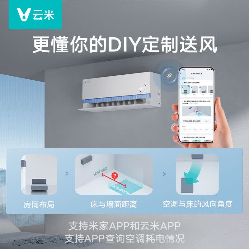 云米 KFRd-35G/Y3DY1-A1 1.5匹空调图片