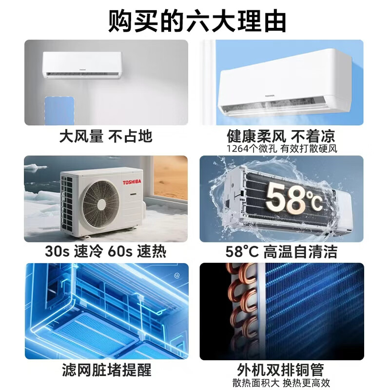 东芝 RAS-24TKVG1G4-C 大3匹空调图片