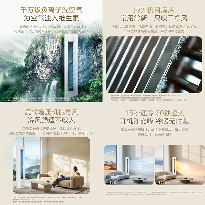 海尔 KFR-72LW/E3-1 大3匹空调图片