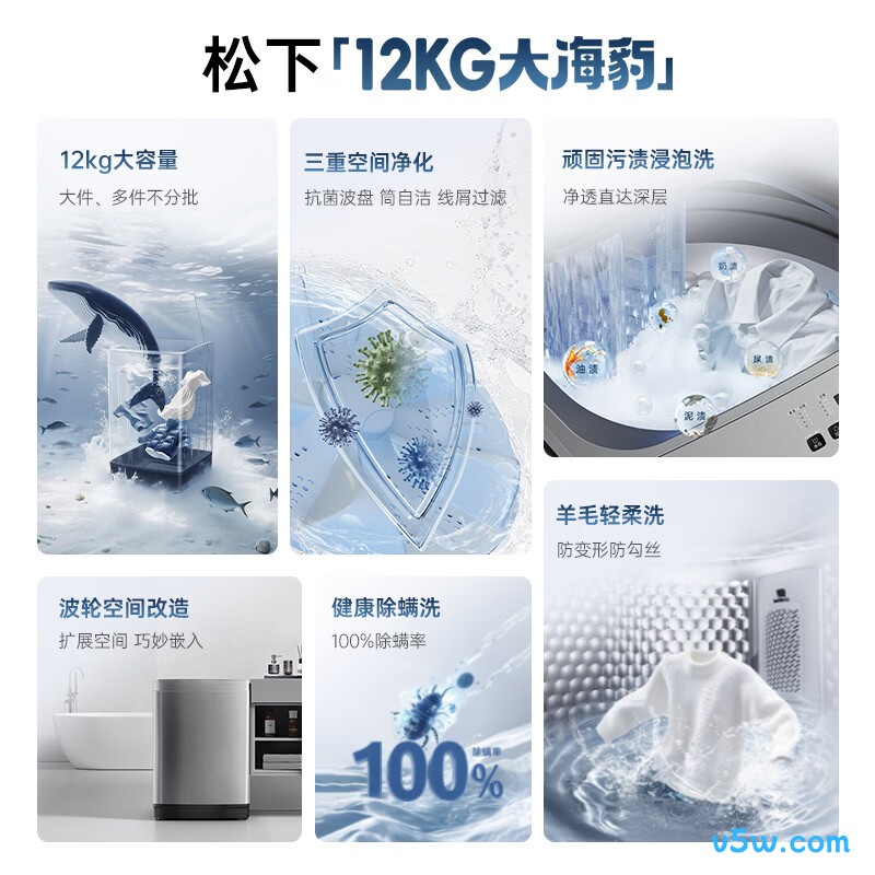 松下XQB120-8KN1洗衣机图片