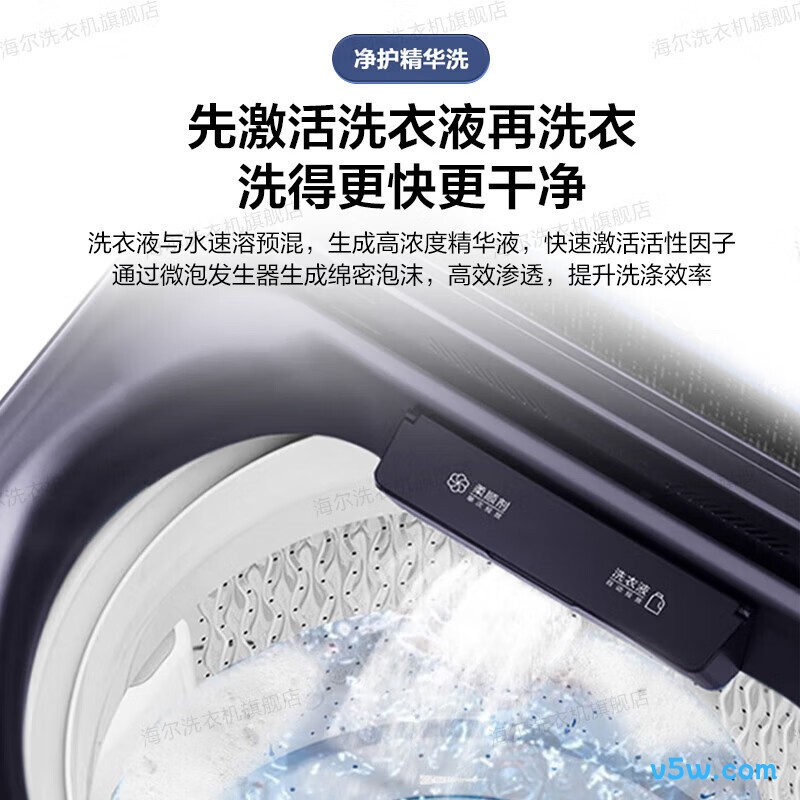 海尔XQS110-MBDEV77A7洗衣机图片