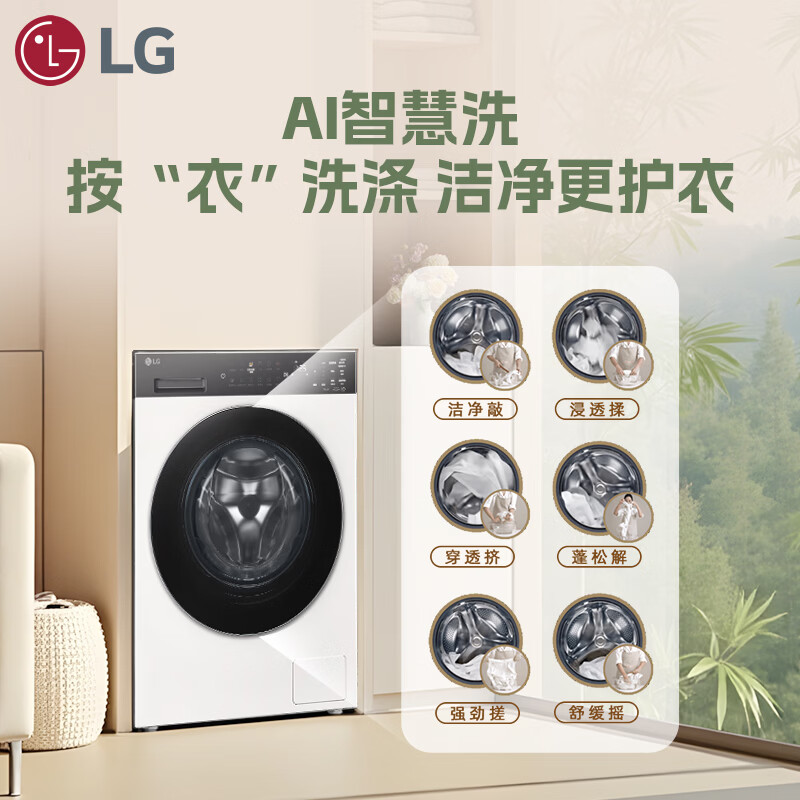LG-FW12X4WC2洗衣机图片