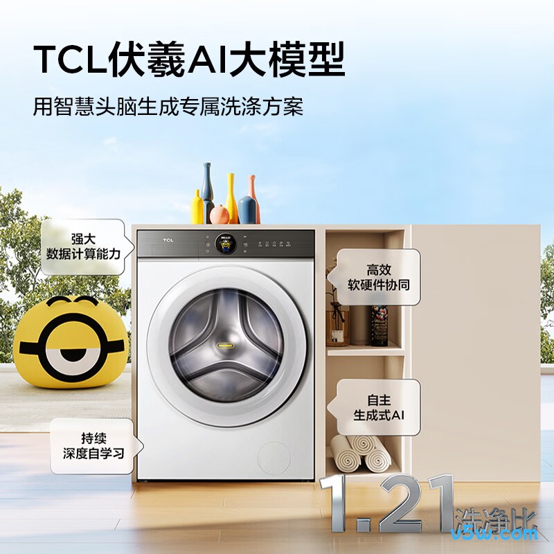 TCL-G100T7R-DI洗衣机图片