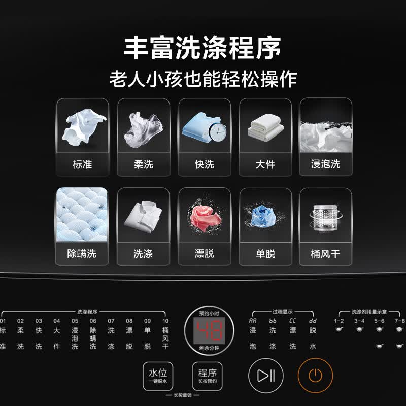 TCL-B90L2W洗衣机图片