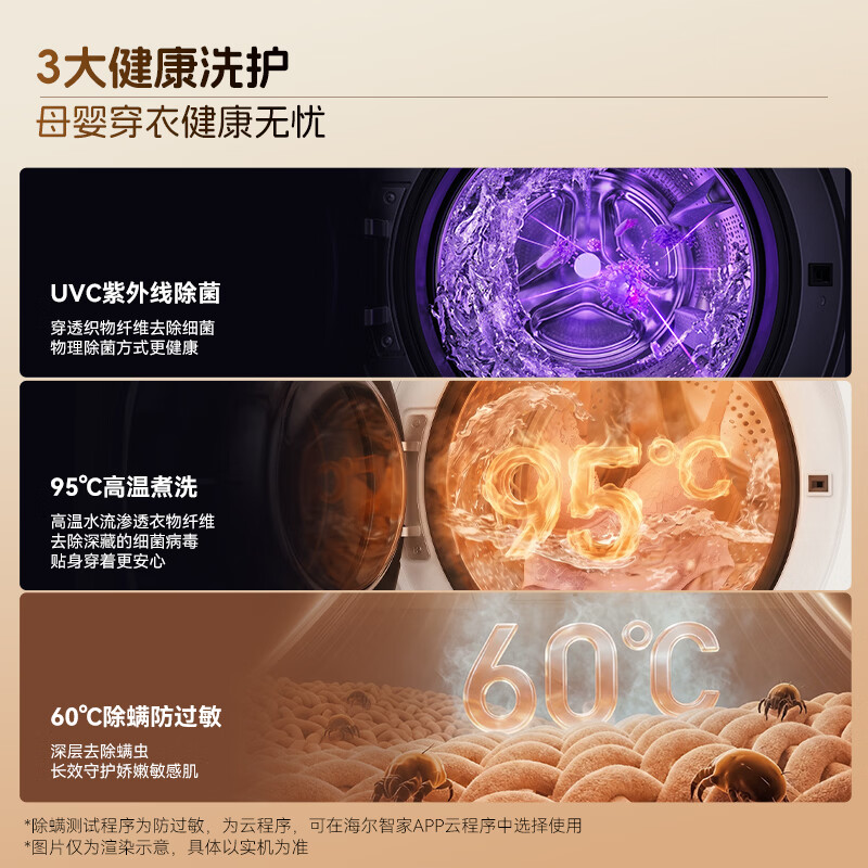 海尔XQG30-GHE68WNU1洗衣机图片