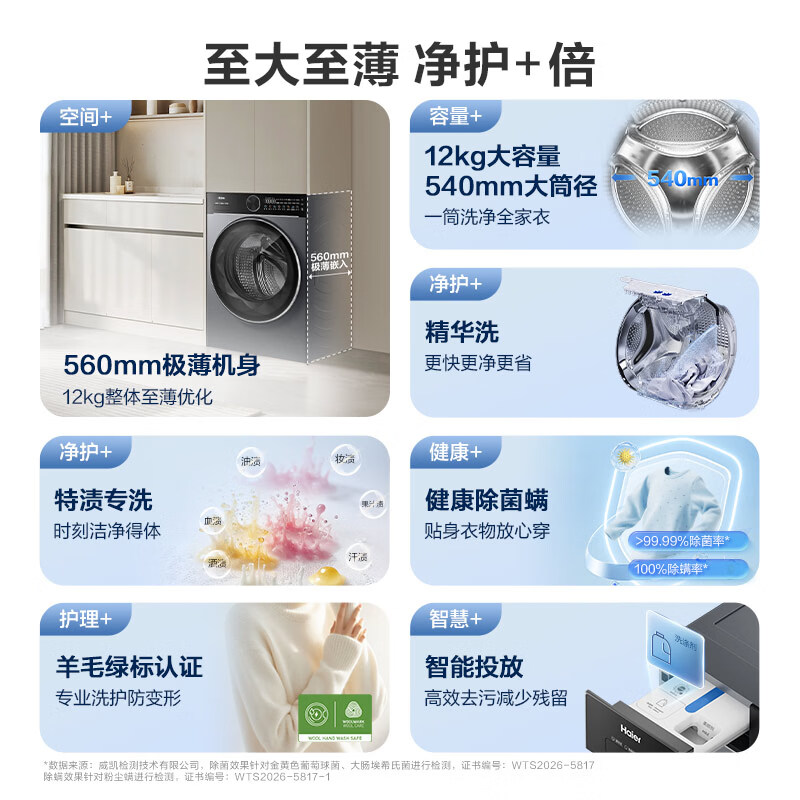 海尔XQG120-SE61CSU1洗衣机图片