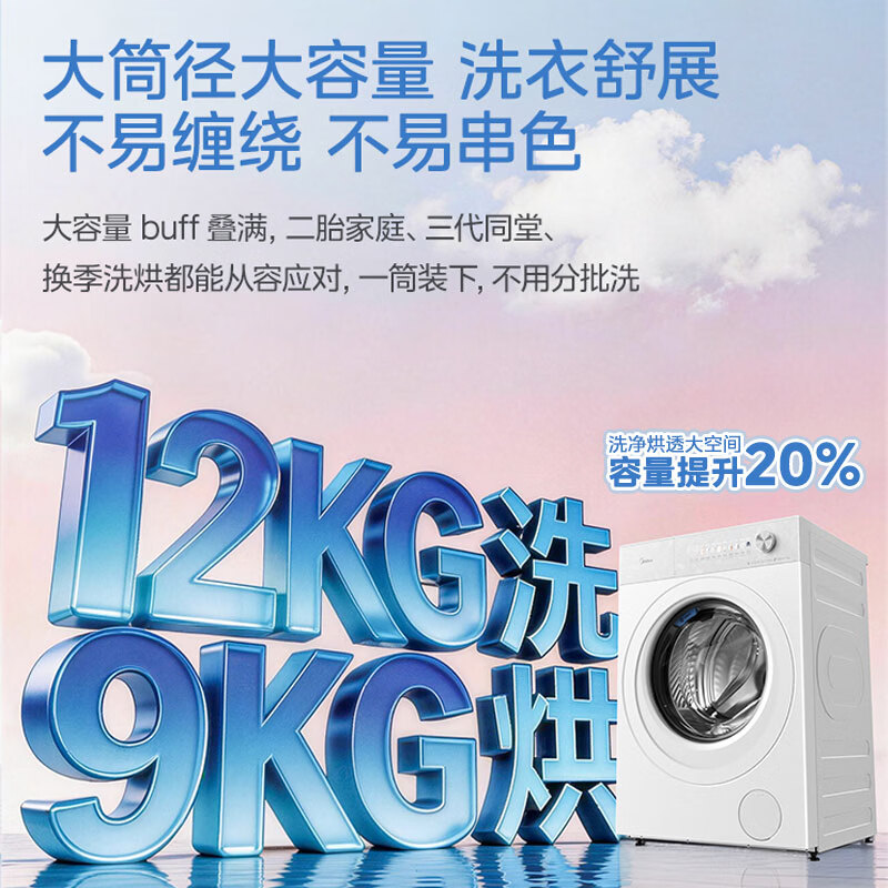美的MD12F1洗衣机图片