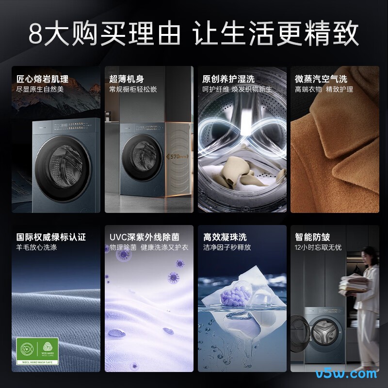卡萨帝CE HB10LWUGLDU1洗衣机图片