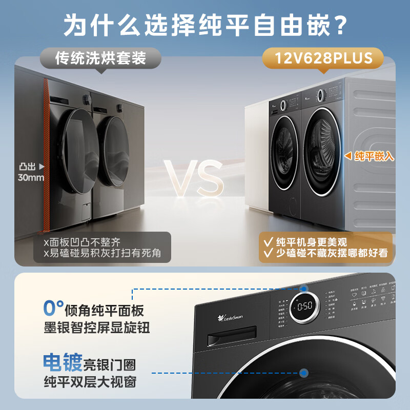 小天鹅TG12V628PLUS+628PLUS洗衣机图片