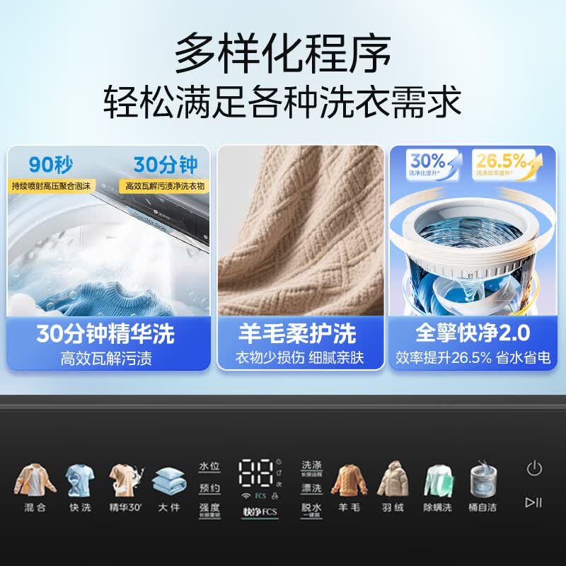 美的MB10F2洗衣机图片