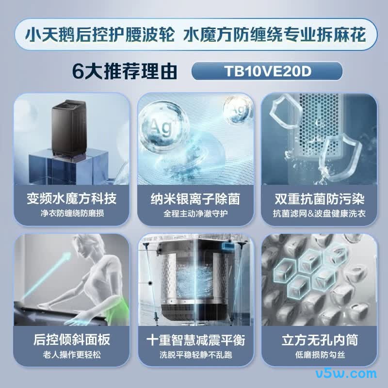 小天鹅TB10VE20D洗衣机图片
