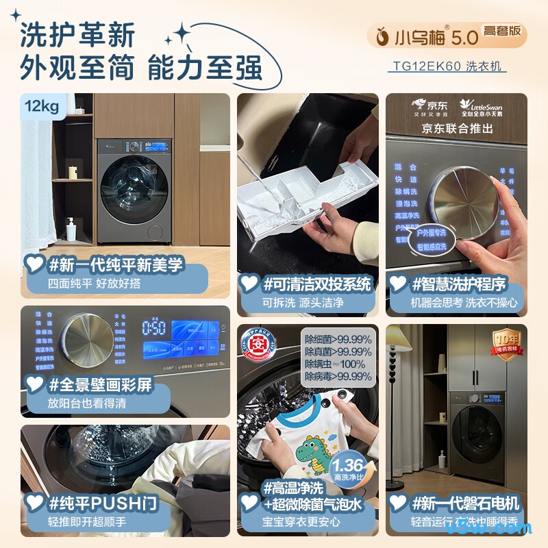 小天鹅TG12EK60洗衣机图片