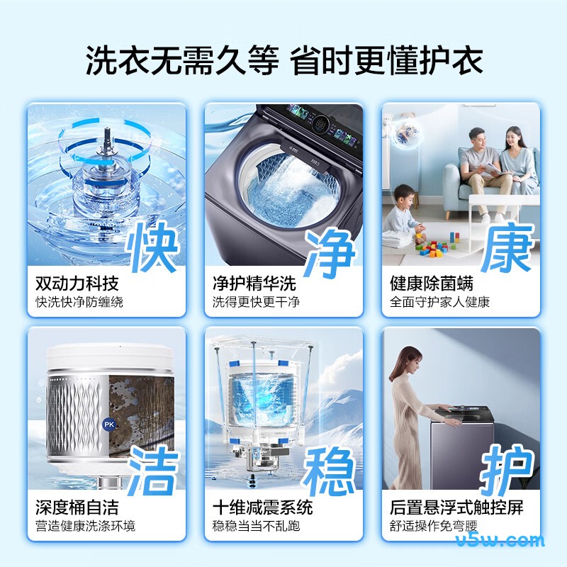 海尔XQS100-BDE72D6U1洗衣机图片