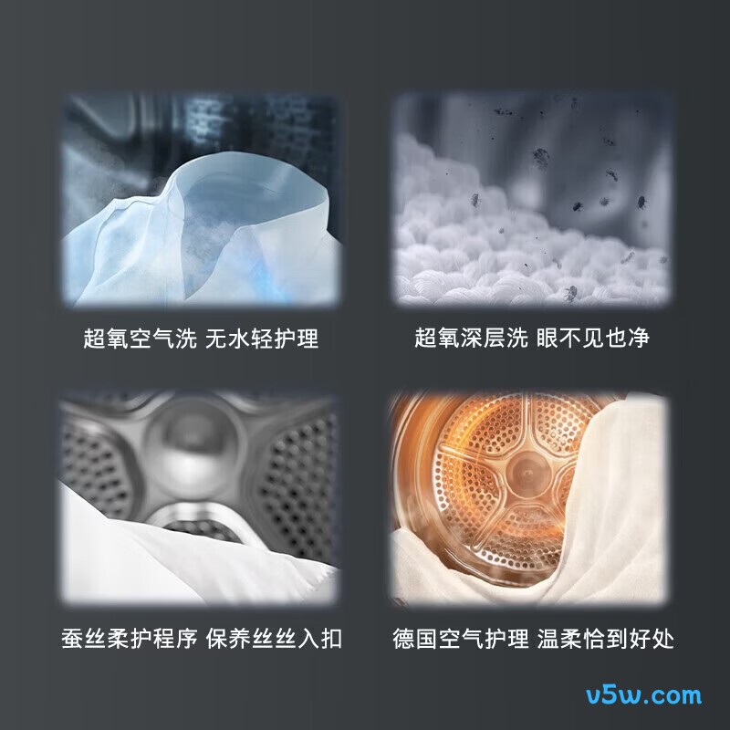 西门子WG54C5C10W+C10W洗衣机图片