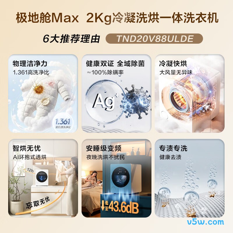小天鹅TND20V88ULDE洗衣机图片