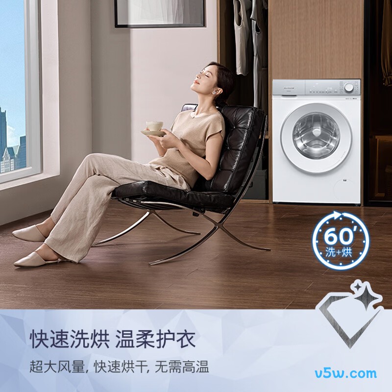 西门子WN52B2U08W洗衣机图片