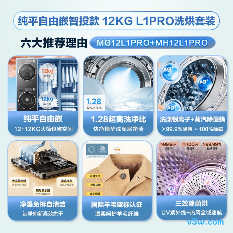 美的MG12L1PRO+PRO洗衣机图片