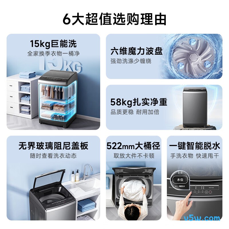 创维T150M洗衣机图片