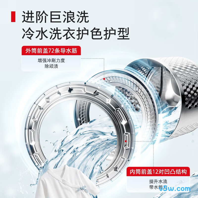 东芝DG-10T16BW洗衣机图片