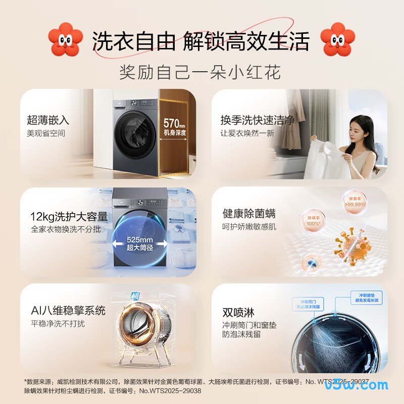 海尔XQG120-L52D1洗衣机图片