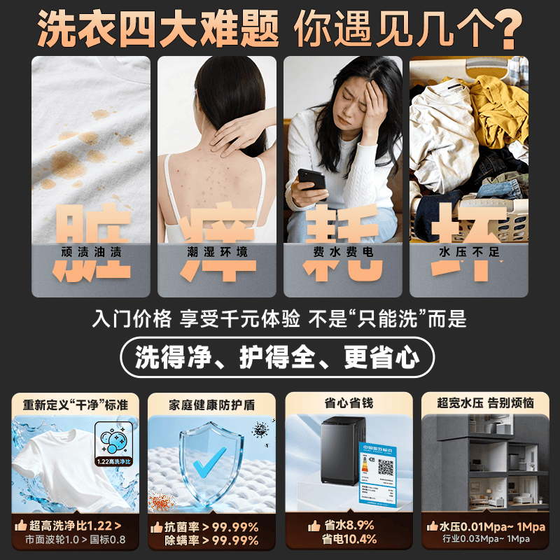 海尔XQBL102-M20D1洗衣机图片