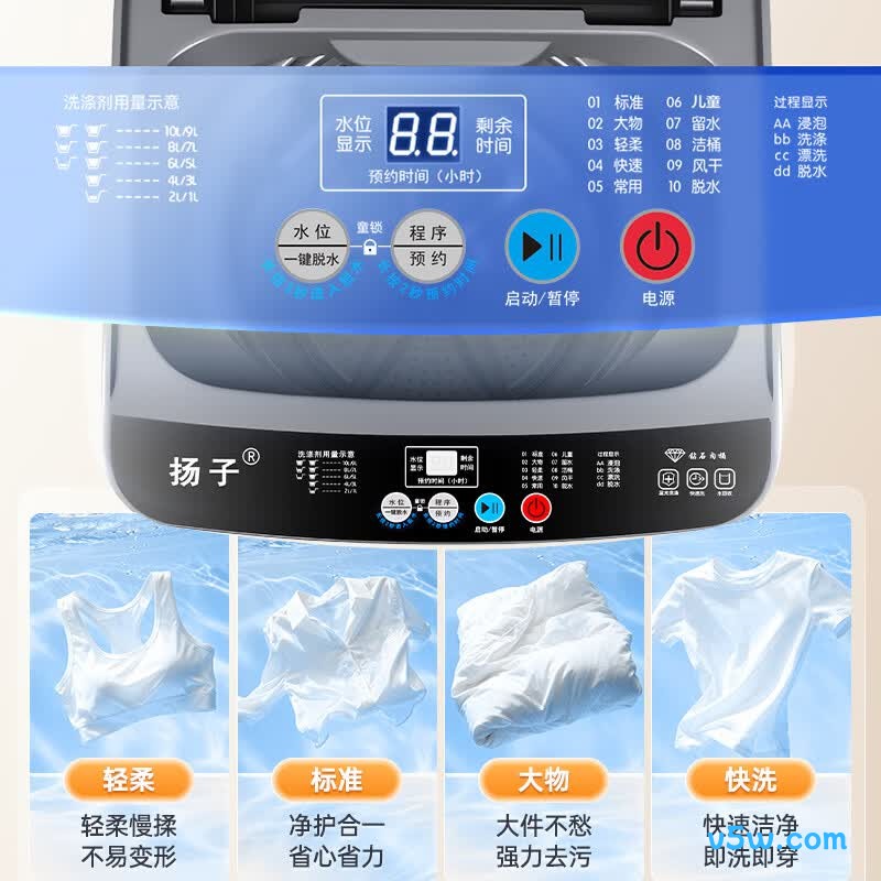 扬子XQB180-769洗衣机图片