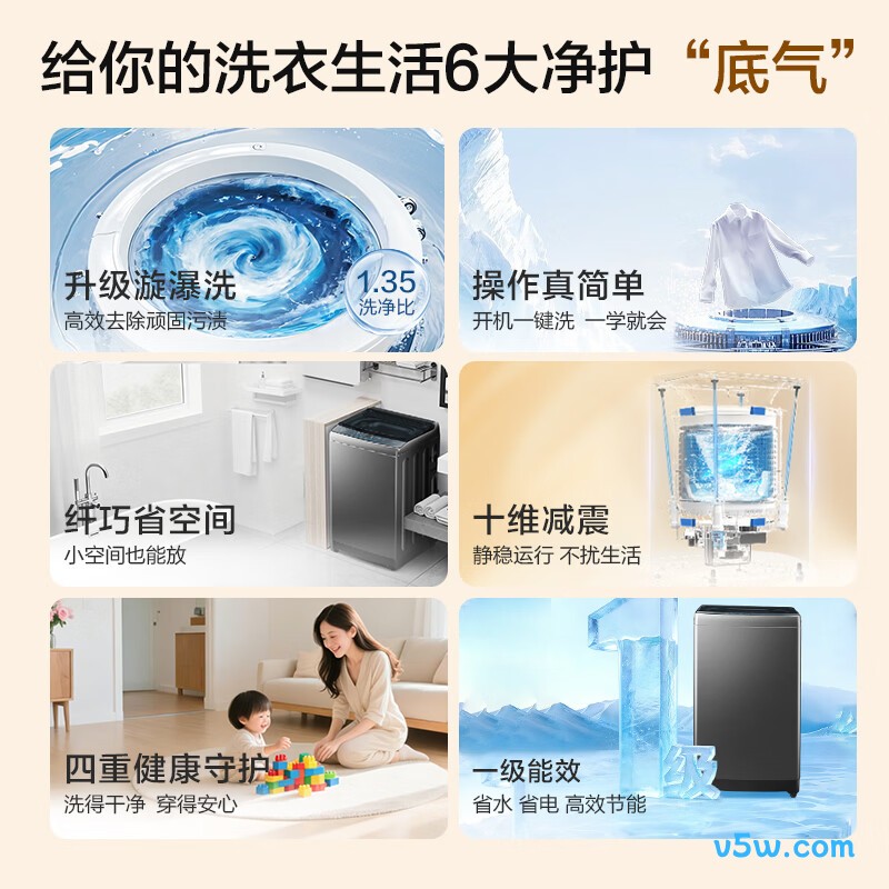 海尔XQB100-BZ2GD0洗衣机图片