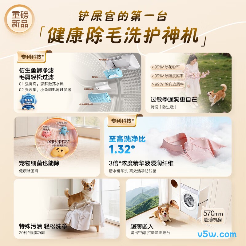 海尔LE5MJ2WU1洗衣机图片