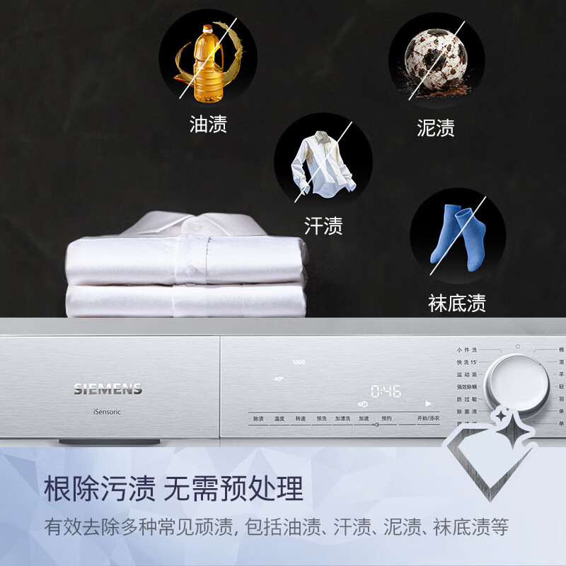 西门子WW52H1U00W洗衣机图片