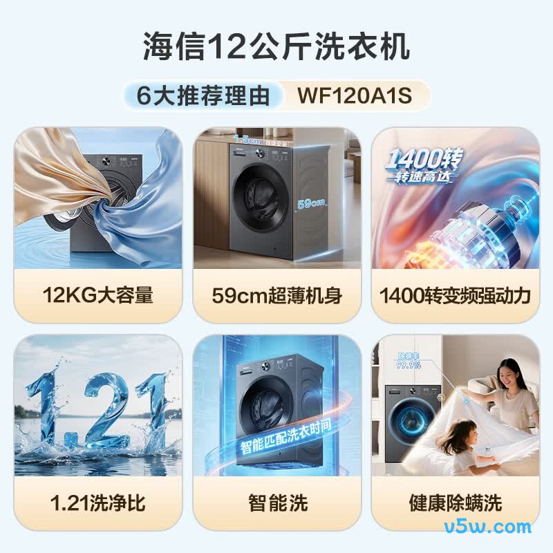 海信WF120A1S洗衣机图片