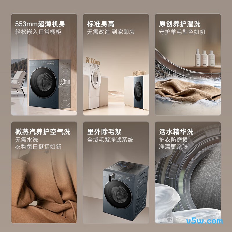 卡萨帝CE AB10LWUGLDU1洗衣机图片