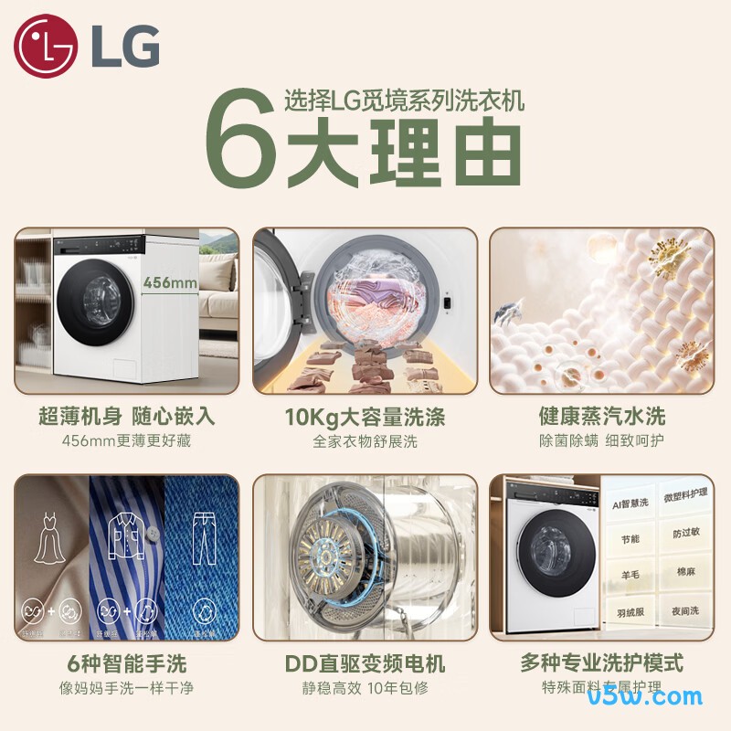 LG-FLM10Y2CE洗衣机图片