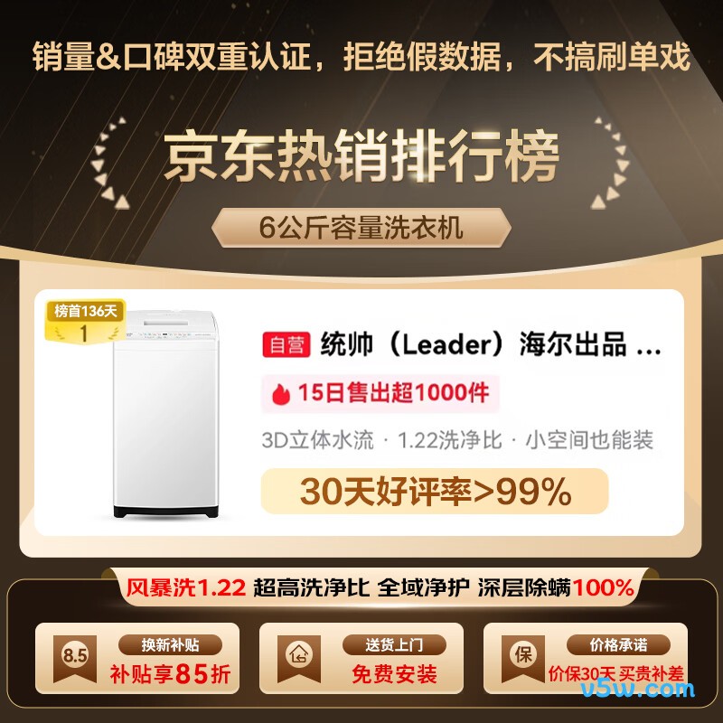 统帅XQBL60-M20D0洗衣机图片