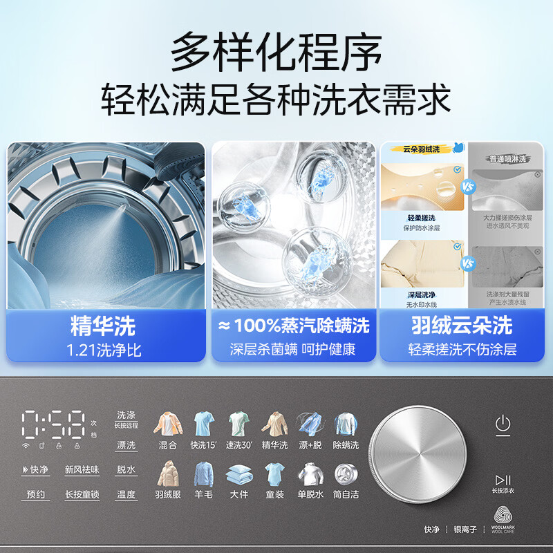 美的MG10L01T洗衣机图片