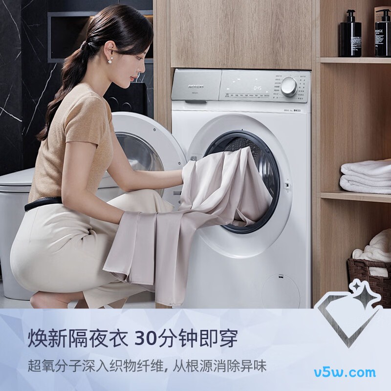 西门子WG54H1E00W洗衣机图片