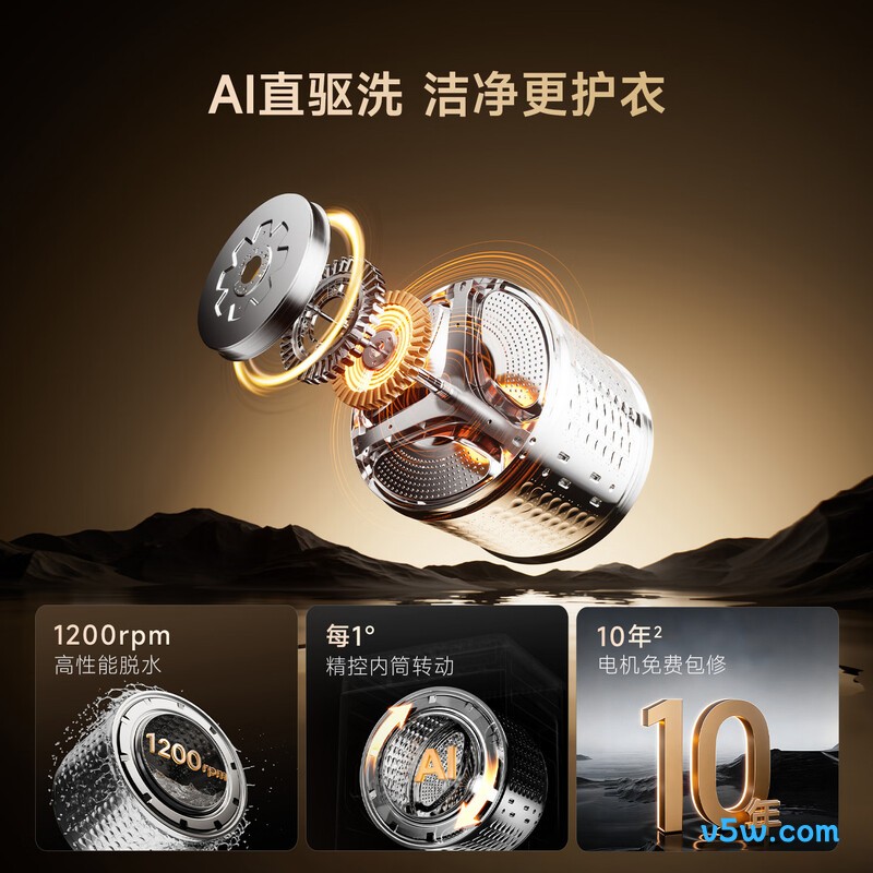 追觅DWC12T10WNCN洗衣机图片