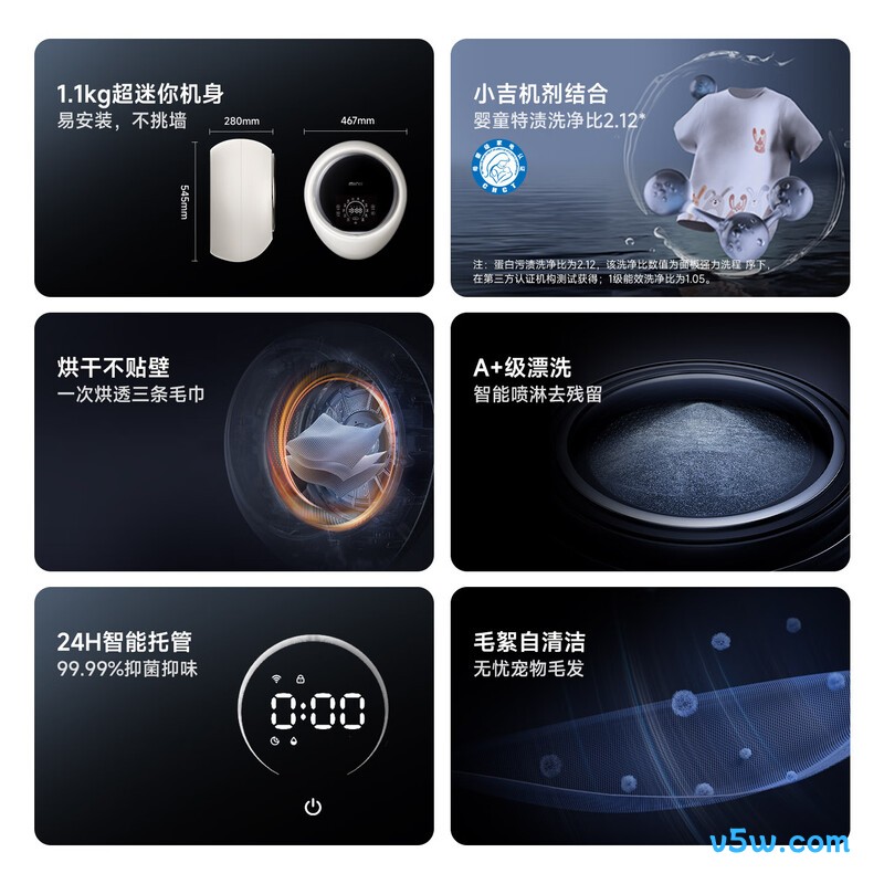 小吉V7-XMB洗衣机图片