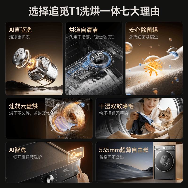 追觅DWC10T10TNCN洗衣机图片