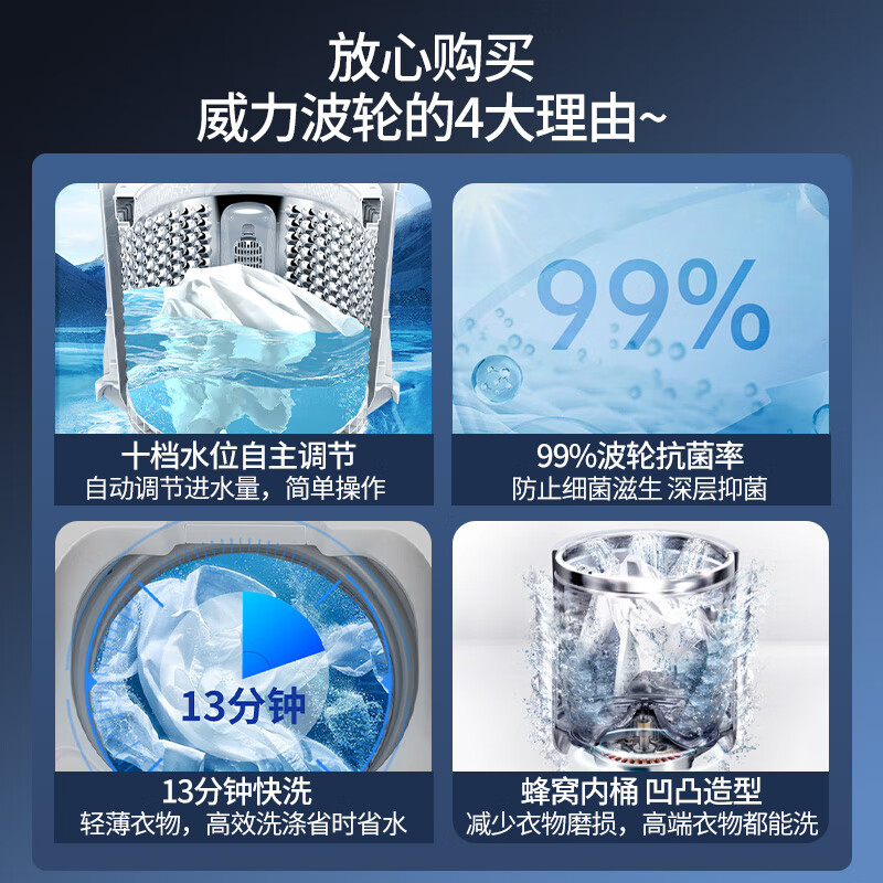 威力XQB80-1999J洗衣机图片