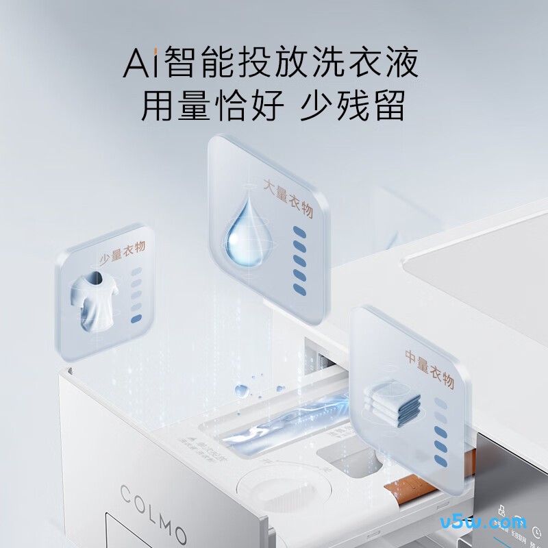 COLMO-CG12W-C2+CHZ10W-C2洗衣机图片