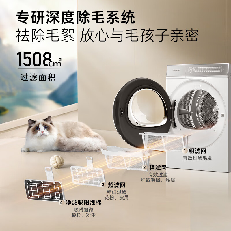 卡萨帝10LWB+10FWB洗衣机图片