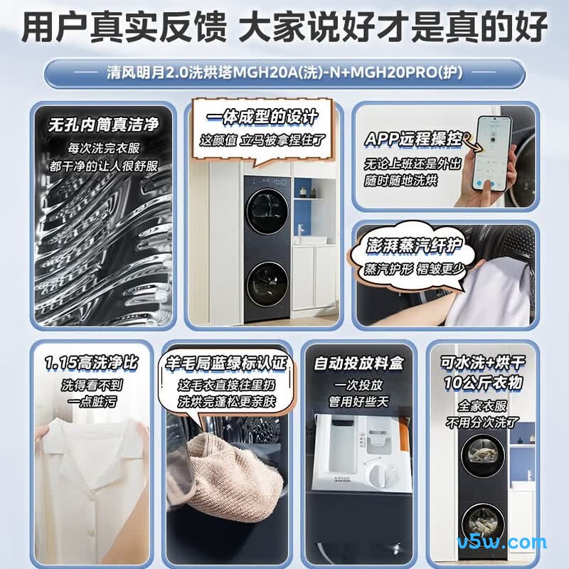 美的MGH20A-N+PRO洗衣机图片
