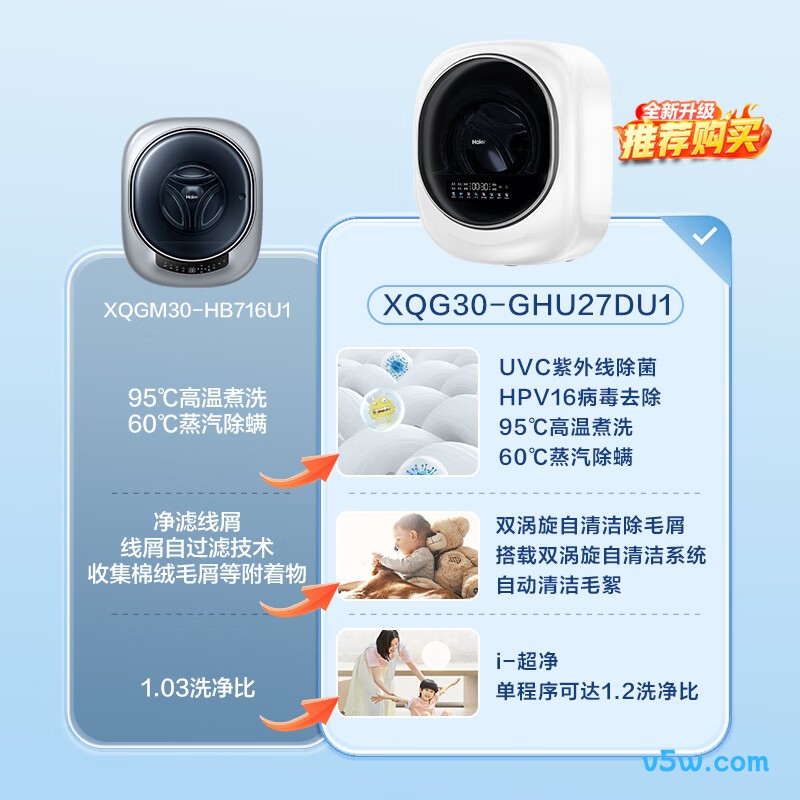 海尔XQG30-GHU27DU1洗衣机图片