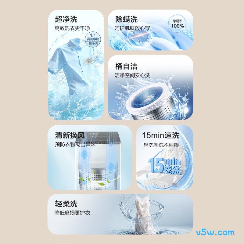 统帅XQB80-L539洗衣机图片