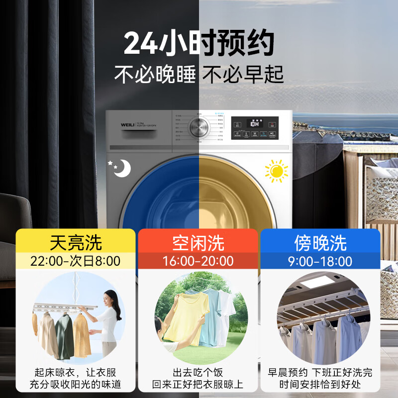 威力XQG120-1261DPX洗衣机图片