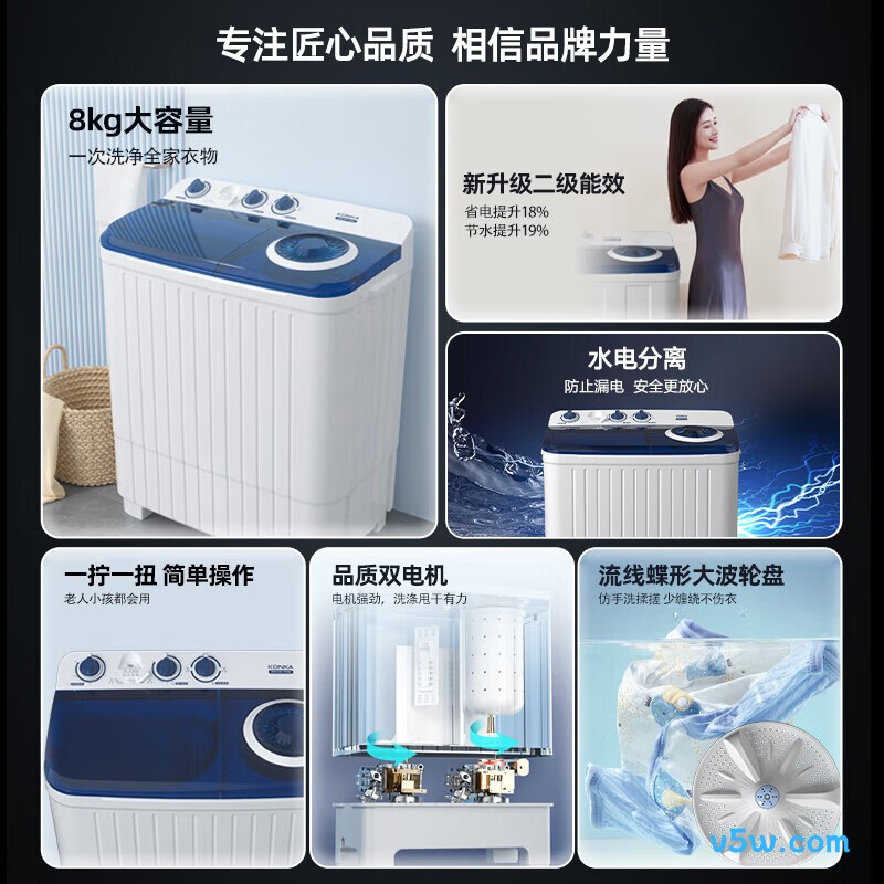康佳XPB80-752S洗衣机图片