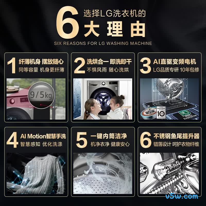 LG-FCY90M2P洗衣机图片