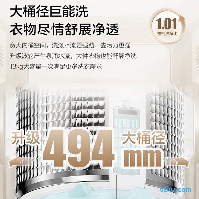海尔XQB130-BZ27A2洗衣机图片