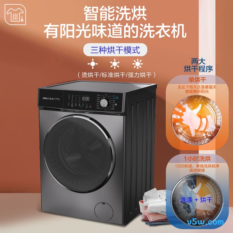 威力XQG120-1428DPHX洗衣机图片