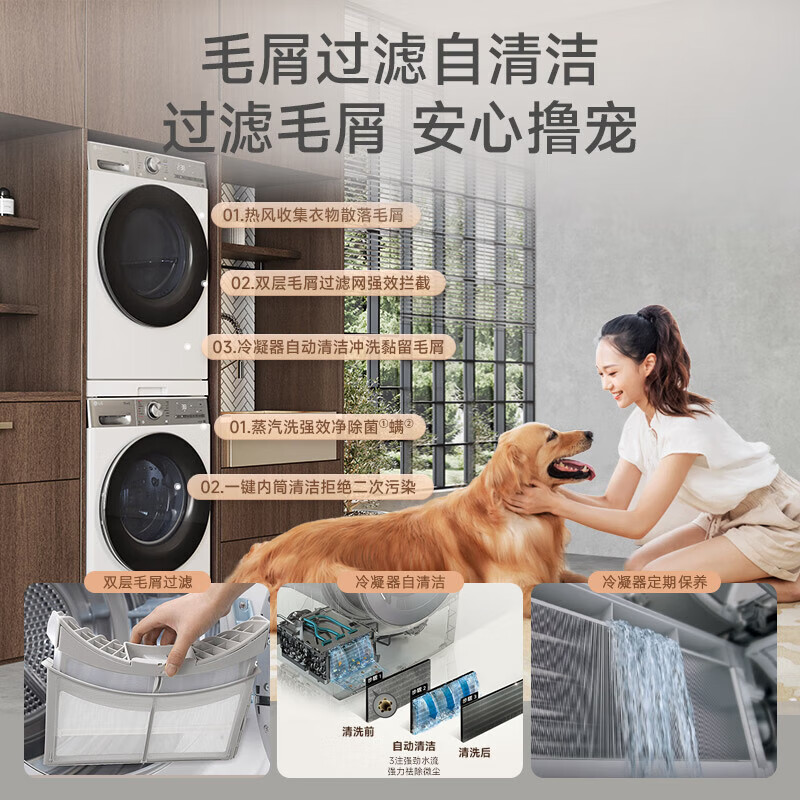 LG-FCW12Y4WA+RH10V9AV2WR洗衣机图片